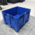 加厚大型塑料网格折叠平板托盘卡板箱叉车周转塑胶水箱汽配废料箱 网格式蓝色1200*1000*760mm-K68