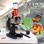 蓝竹文化儿童显微镜小学生科教玩具专业台式高清光学生物课看动物昆虫标本 入门显微镜+48标本+电池