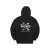 Skechers斯凯奇秋冬新款男款运动休闲套头连帽套头卫衣L421M002 碳黑色 S