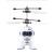南旗感应飞机飞器发光悬浮遥控公主机器人电动儿童玩具冰雪会飞 冰雪公主 标配(含充电线)