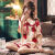 女装睡衣夏天2024年新款睡衣女夏季女士套装短袖学生韩版大码薄款 短甜美小莓 M 85-105斤