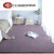 满铺加厚纯色床下床边毯房间卧室地毯床前床头脚垫客厅短毛绒地垫 灰紫色