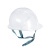 汇特益HT-333 三筋安全帽 ABS透气款工地施工劳保防护头盔 电力建筑防砸安全帽 白色【旋转式】 均码 