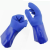 利舒    耐油手套防护防滑PVC安全机械防油磨666手套加厚工业 蓝色M