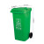 丰宁展益 FNZY 户外大号分类垃环卫垃圾桶 果皮箱 小区物业加厚挂车垃圾桶120L带轮绿色