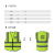 反光背心建筑工地安全工作服网布环卫荧光马甲路政绿化外套 红色 XL
