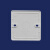 阻燃PVC86型开关盒方盖板保护盖空白面板暗装接线盒盖 方白板 有孔 送2个螺丝