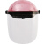 护脸防护面罩帽防油烟炒菜防油溅神器做饭遮面部罩防溅油厨房女士 粉红色