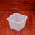 谐晟 塑料桶 小桶手提小水桶洗笔桶清洁桶 方形白色 1个