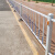 市政道路护栏公路安全栏杆锌钢栅栏马路人行道锌钢防撞围栏可定制 蓝色白色 1米高【定金】