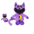MDUG微笑小动物瞌睡猫玩偶紫色瞌睡猫波比的游戏时间第三章棕狗玩具全 中号-小鸡奇金 通用尺寸