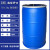时通塑料桶化工桶200升铁箍桶法兰桶塑料水桶泔水桶废液桶200L法兰桶【双环款】580*910mm