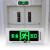 安燚 43x18cm(右向不带底盒) 嵌入式消防应急灯LED安全出口指示牌镶嵌暗装疏散标志灯AYK-075