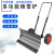 京工京选 手推式铲雪器便携轮式物业用推雪板扫雪机户外清雪神器升级U型双杆推雪铲