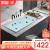 果敢 嵌入式薄边设计长方形浴缸亚克力小户型网红浴缸751 嵌入式空缸+银色下水溢水 1.5m