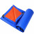 衡冠达 篷布-蓝橘包边，遮雨布，防雨布，遮阳布 5*10米（配10米的尼龙绳）