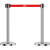 质尊 隔离伸缩带栏杆 一米线警戒线围栏 不锈钢单层5米 1根