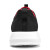 斯凯奇（Skechers）男鞋2024夏季新款黑色低帮运动鞋轻便软底健步鞋透气防滑休闲鞋 BKRD/ 黑色/红色 39.5
