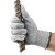安思尔（Ansell）玻璃纤维皮垫涂层手套48-703 五级防切割 虎口加强防护手套 灰色 9 现货