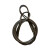 鑫亨达（XINHENGDA）插编钢丝绳起重吊装双扣吊索具编头子起重工具钢丝绳 18毫米3.5米
