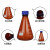 boliyiqi 螺口三角烧瓶外螺纹口三角瓶三角摇瓶 棕色250ml/GL45盖,3个起订 