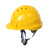 安全帽工地 免费印字 国标ABS 三道筋 透气 建筑 施工 电力工程 领导 监理防护帽 工人头盔 黄色
