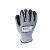 博迪嘉 GL105 切割5级浸丁腈光面手套 灰色（双） S-2XL 下单备注尺码