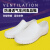 超轻卫生靴面点师加工厂厂防尘洁净食品厂专用工作鞋 白色 40