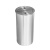 定制台面嵌入式不锈钢垃圾桶翻盖摇盖装饰厨房卫生间隐形台面方形 304圆形-直径21cm+桶高29cm