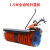 定制适用扫雪机小型手推式除雪车滚刷电动驾驶式户外物业道路清雪机 1.5米全齿轮扫雪机