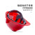 诺瑞斯安 安全帽 新国标ABS 防砸透气 工业头盔电力工程工地建筑施工抗冲击 免费印字 V型透气红色