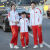 啄木鸟（TUCANO）中国国家队队服运动套装男女春秋运动会比赛服领奖服学生校服班服 829红色套装 M