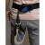 全身五点式双挂钩安全带全套高空作业速差器1.5米织带自控防坠器 单腰安全带+1.5米速差器+大