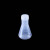 希万辉 实验室带盖塑料烧瓶塑料三角烧瓶实验瓶 直口（10个）50ml