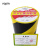 ROPIN PVC黄黑色警示胶带地线贴警戒划线5S定位安全斑马线胶带 100mm*22.8m 卷