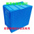 加厚正方形塑料周转箱物流运输五金工具配件分拣箱储物收纳方箱大 2号方箱外尺寸355*355*105mm