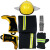 百舸 消防服套装消防员战斗服消防员防护服五件套 经济款XL（165-175cm）41码鞋