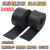 橡胶垫黑色绝缘耐磨耐油防滑密封加厚工业橡胶板机械缓冲减震垫 （3mm厚*500mm宽）（1米价）
