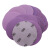芙蓉花（FURONGHUA） 自粘植绒砂纸 3英寸75mm紫色砂纸 打磨汽车漆面砂纸定制 60#