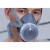 橙央重松制作所口罩日本面具单罐防尘霾电焊可水洗滤芯 单罐DR76D面罩+100片滤棉
