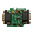 串口监听RS232转USB转TTL串口侦听数据采集模块协议分析仪记录器 UR-M01串口监听模块 绿色