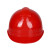 共泰 桉叶ABS安全帽 工地施工劳保安全帽  抗冲击防砸安全帽 AY2099 红色