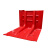 瓦尔特御虹 挡水板红色直板60cm可移动防洪挡板l型门口车库防水板ABS紧急防汛板