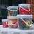 密封塑料桶透明小水桶雪糕包装桶带盖冰粉桶水果桶龙虾桶海蜇桶打包桶5/10L升 0.5L-透明
