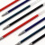 KACO四色笔优写多功能四合一中性笔中小学生按动多色水笔0.5mm简 混色笔芯5袋(20支)