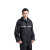 强盛伟业（QSWY） 分体式雨衣雨裤套装反光雨衣 双层 加厚 可清洗雨衣 黑色 尺码 M