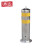 铸固 钢管警示柱 反光膜防撞柱道路防护铁立柱路桩隔离柱 不锈钢活动立柱159*500*1.5