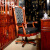 允典红木家具非洲花梨（学名：刺猬紫檀）老板转椅欧式客厅书房家用旋转椅子 花利木老板转椅（棕红色）