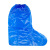 东部工品 ML-231 一次性加厚PE鞋套靴套养殖畜牧长筒塑料鞋套靴套  蓝色皮筋款16丝20g50*39cm100个