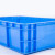 建功立业EU物流箱GY3280外径：400*296*230mm蓝色平盖